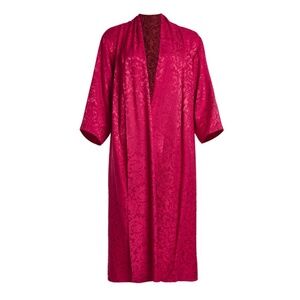 73. A.O. L.A. Alice + Olivia Red Duster Jacket M/L $498